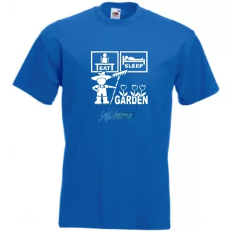 Eat Sleep Garden férfi rövid ujjú póló