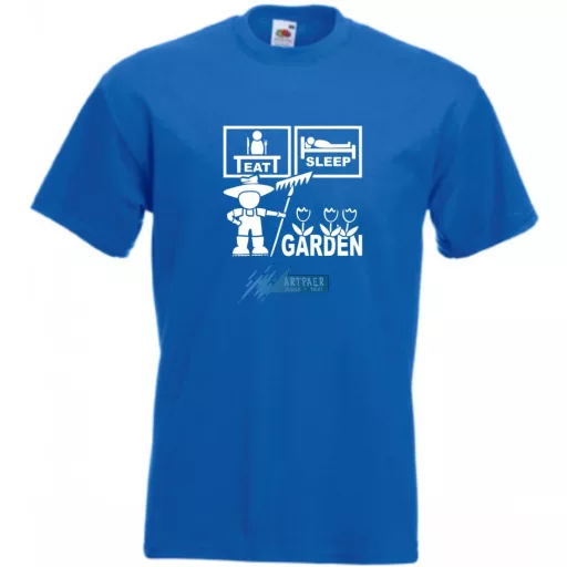 Eat Sleep Garden férfi rövid ujjú póló