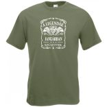 A legendák januárban születnek - magyar férfi rövid ujjú póló