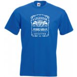 A legendák februárban születnek - magyar férfi rövid ujjú póló