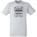 A legendák februárban születnek - magyar férfi rövid ujjú póló
