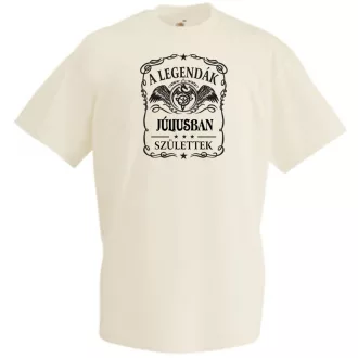   A legendák júliusban születnek - magyar férfi rövid ujjú póló