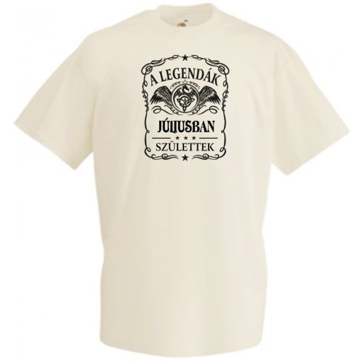 A legendák júliusban születnek - magyar férfi rövid ujjú póló
