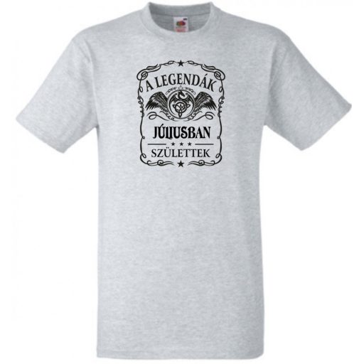 A legendák júliusban születnek - magyar férfi rövid ujjú póló