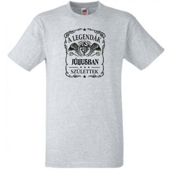 A legendák júliusban születnek - magyar férfi rövid ujjú póló