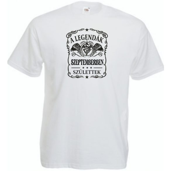 A legendák szeptemberben születnek - magyar férfi rövid ujjú póló