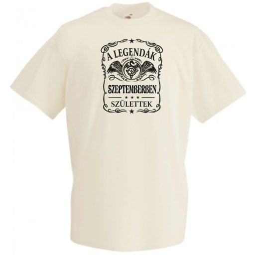A legendák szeptemberben születnek - magyar férfi rövid ujjú póló