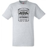 A legendák októberben születnek - magyar férfi rövid ujjú póló