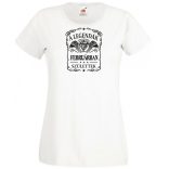 A legendák februárban születnek - magyar női rövid ujjú póló