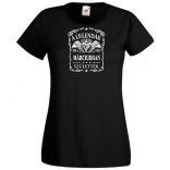 A legendák márciusban születnek - magyar női rövid ujjú póló