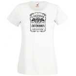 A legendák októberben születnek - magyar női rövid ujjú póló