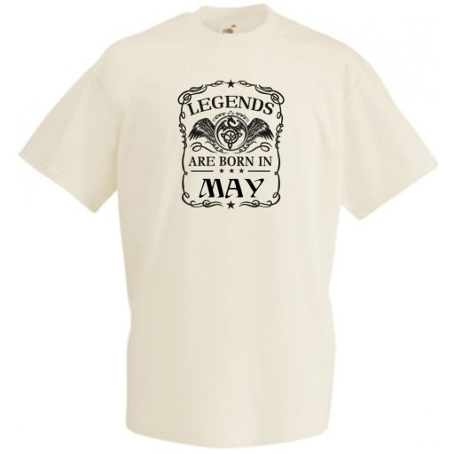 A legendák májusban születnek férfi rövid ujjú póló