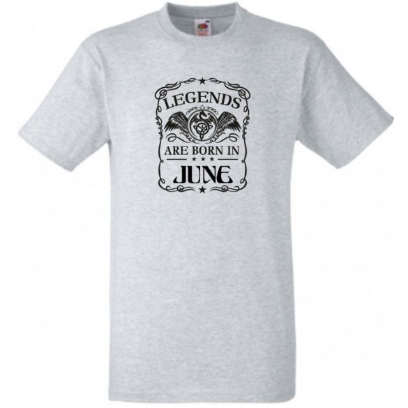 A legendák júniusban születnek férfi rövid ujjú póló