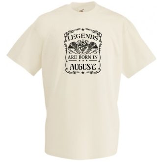   A legendák augusztusban születnek férfi rövid ujjú póló