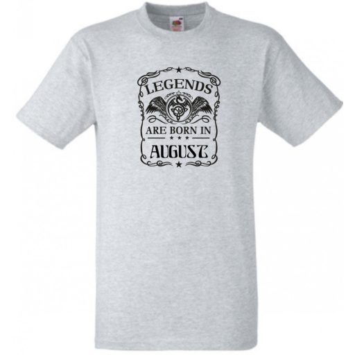 A legendák augusztusban születnek férfi rövid ujjú póló