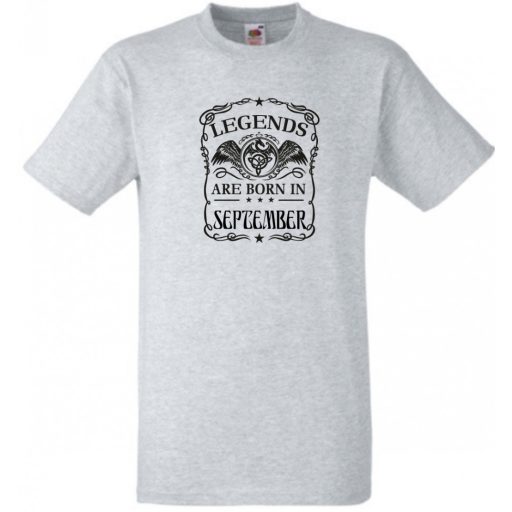 A legendák szeptemberben születnek férfi rövid ujjú póló