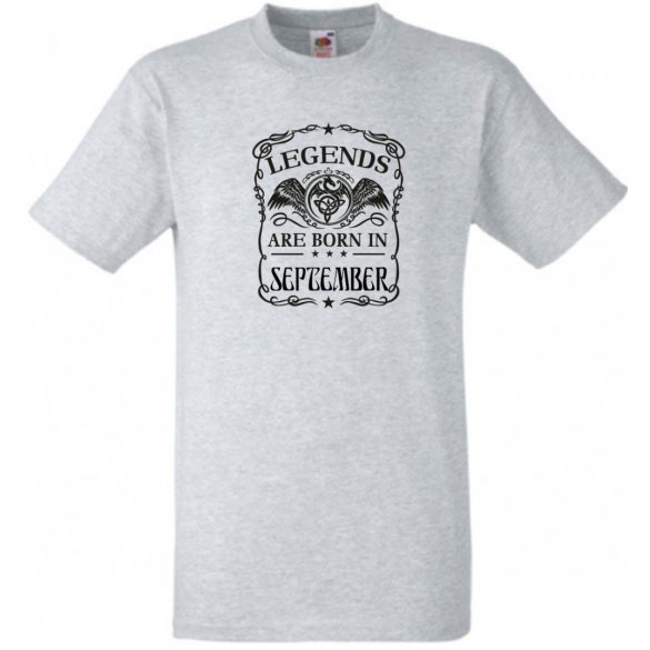 A legendák szeptemberben születnek férfi rövid ujjú póló