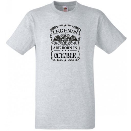 A legendák októberben születnek férfi rövid ujjú póló