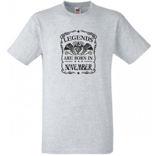 A legendák novemberben születnek férfi rövid ujjú póló