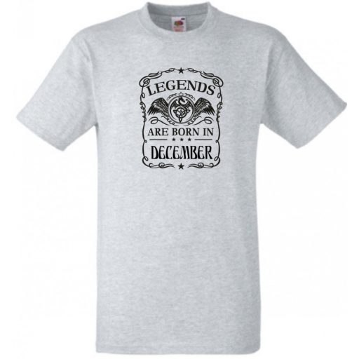 A legendák decemberben születnek férfi rövid ujjú póló