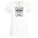 A legendák áprilisban születnek női rövid ujjú póló
