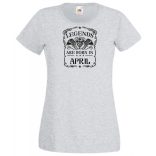 A legendák áprilisban születnek női rövid ujjú póló