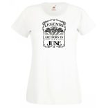 A legendák júniusban születnek női rövid ujjú póló