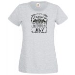 A legendák júliusban születnek női rövid ujjú póló