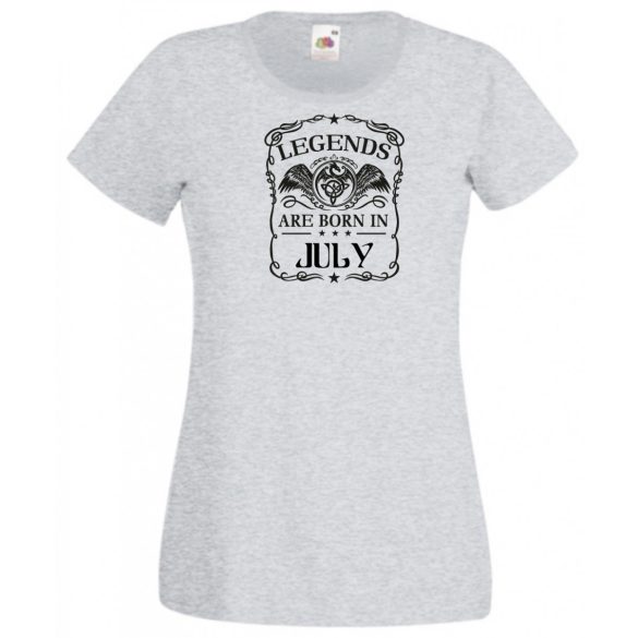 A legendák júliusban születnek női rövid ujjú póló