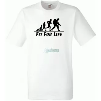Evolució - Fit for Life - angol férfi rövid ujjú póló