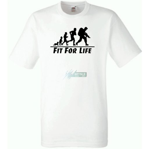 Evolució - Fit for Life - angol férfi rövid ujjú póló