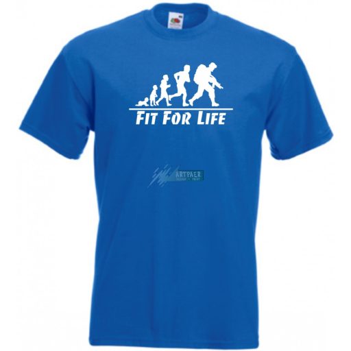 Evolució - Fit for Life - angol férfi rövid ujjú póló