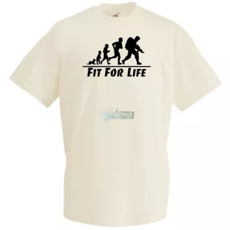 Evolució - Fit for Life - angol férfi rövid ujjú póló