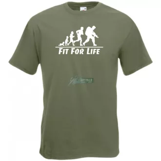 Evolució - Fit for Life - angol férfi rövid ujjú póló