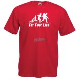 Evolució - Fit for Life - angol férfi rövid ujjú póló