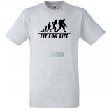 Evolució - Fit for Life - angol férfi rövid ujjú póló