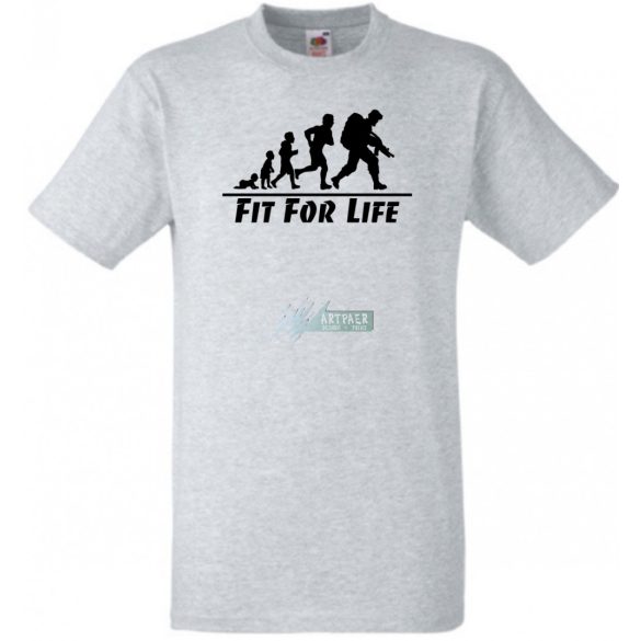 Evolució - Fit for Life - angol férfi rövid ujjú póló