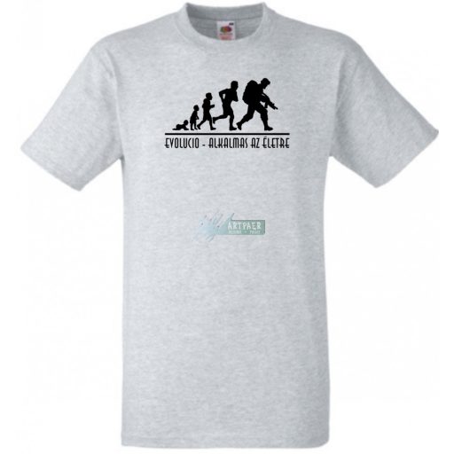 Evolució - Alkalmas az életre férfi rövid ujjú póló