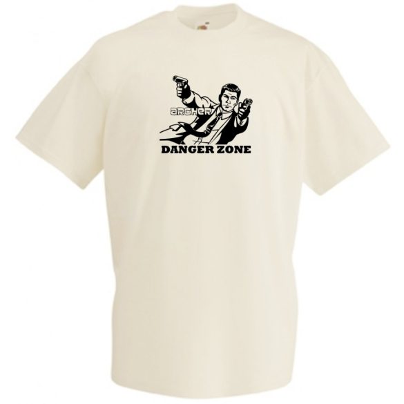 Humor pisztolyhős - Archer férfi rövid ujjú póló