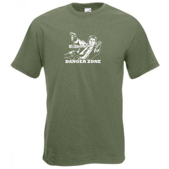 Humor pisztolyhős - Archer férfi rövid ujjú póló