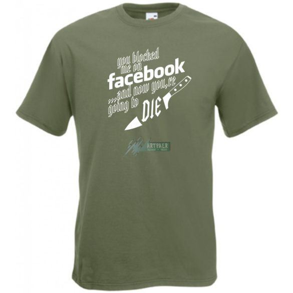 Halloween Knife Party férfi rövid ujjú póló