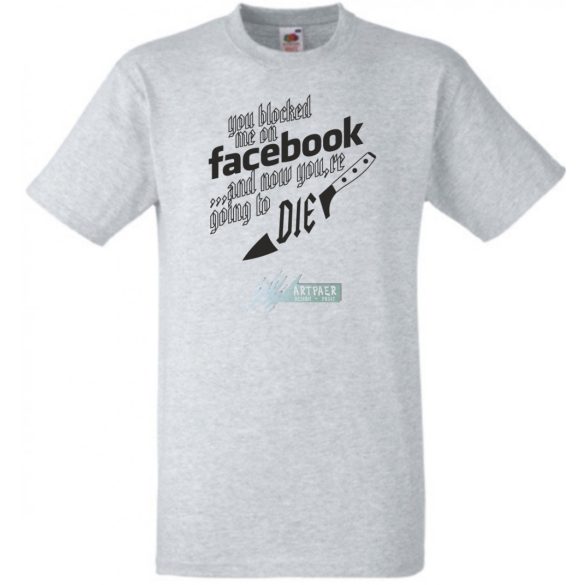 Halloween Knife Party férfi rövid ujjú póló