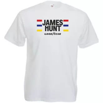   Retro autóverseny rajongó - James Hunt férfi rövid ujjú póló