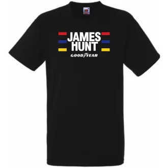   Retro autóverseny rajongó - James Hunt férfi rövid ujjú póló