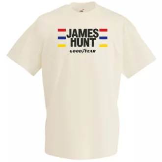   Retro autóverseny rajongó - James Hunt férfi rövid ujjú póló