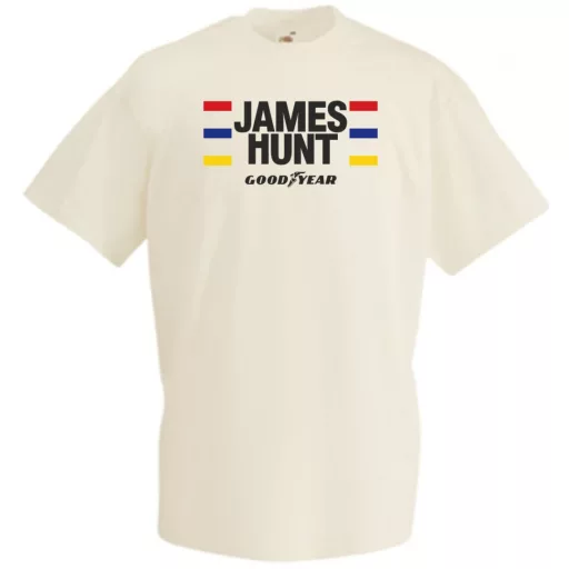 Retro autóverseny rajongó - James Hunt férfi rövid ujjú póló