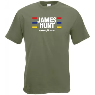   Retro autóverseny rajongó - James Hunt férfi rövid ujjú póló