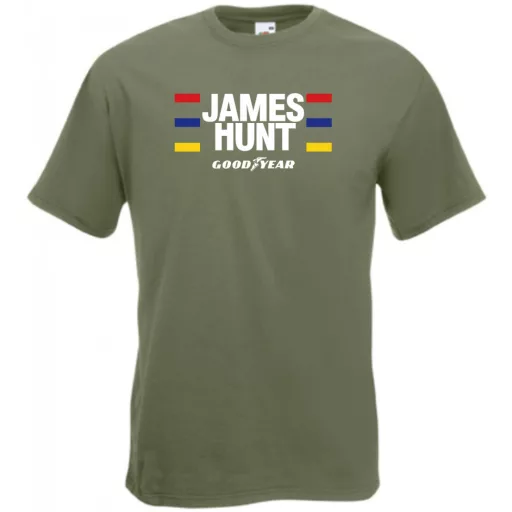 Retro autóverseny rajongó - James Hunt férfi rövid ujjú póló