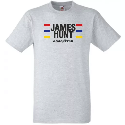 Retro autóverseny rajongó - James Hunt férfi rövid ujjú póló