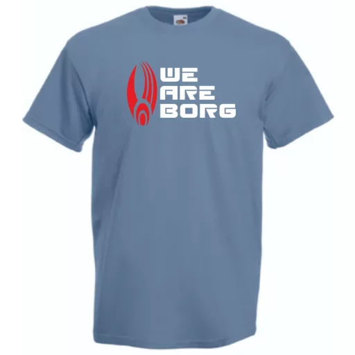 We are Borg férfi rövid ujjú póló